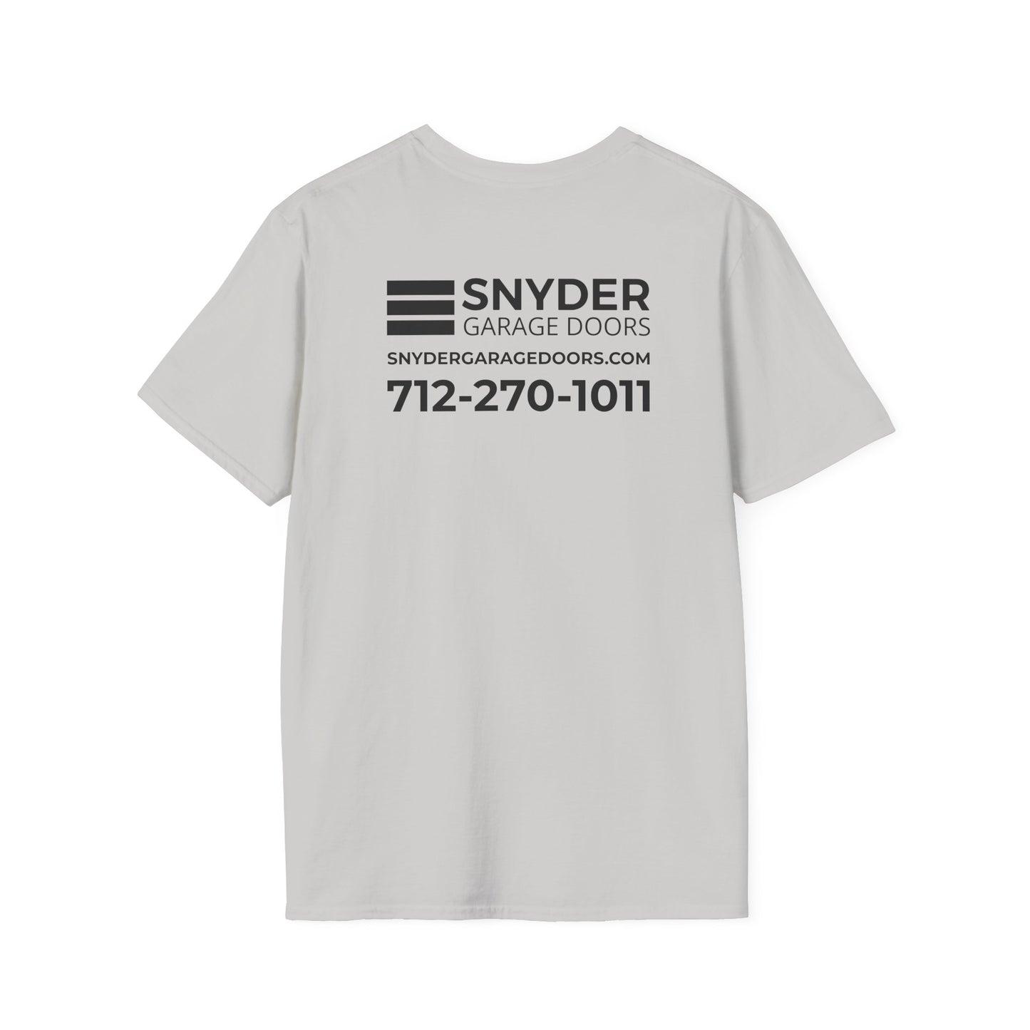 BE YOU Chest Logo - Info Back - Unisex Softstyle Shirt