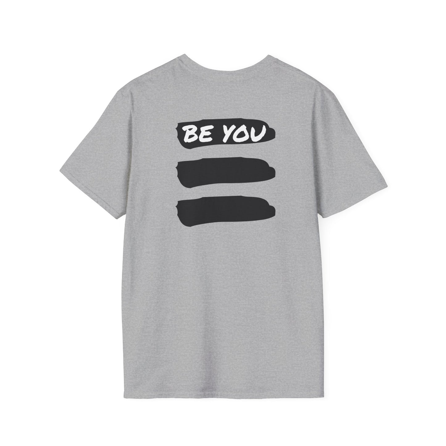 B/W Logo - SGD/3-Bars/BE YOU - Unisex Softstyle T-Shirt