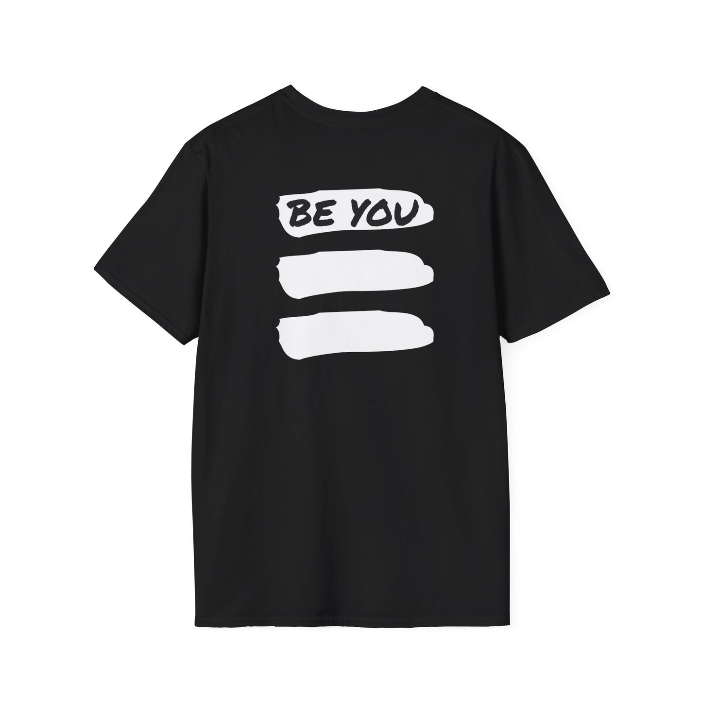 B/W Logo - SGD/3-Bars/BE YOU - Unisex Softstyle T-Shirt