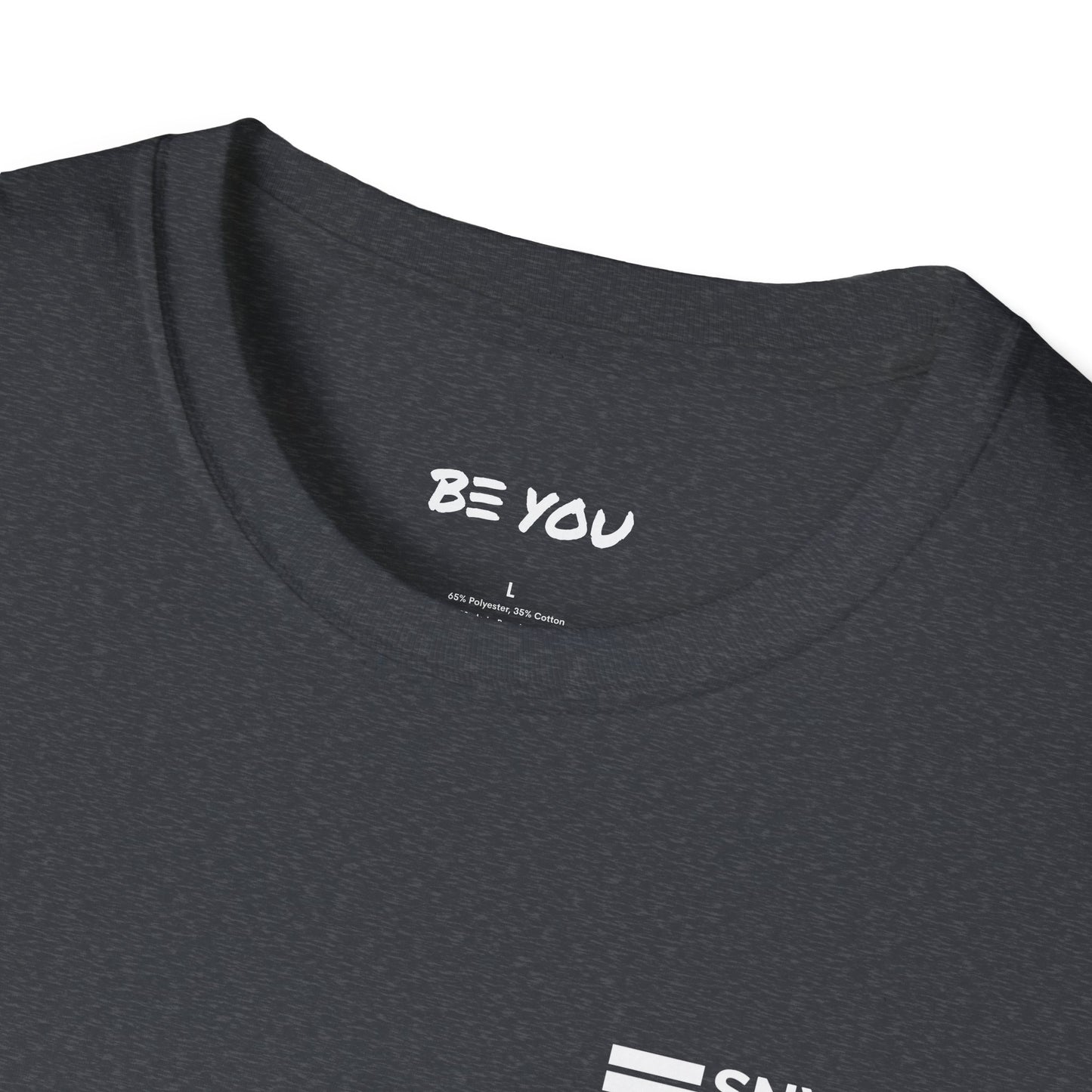 Chest Logo Work Shirt - Info Back - Unisex Softstyle Shirt
