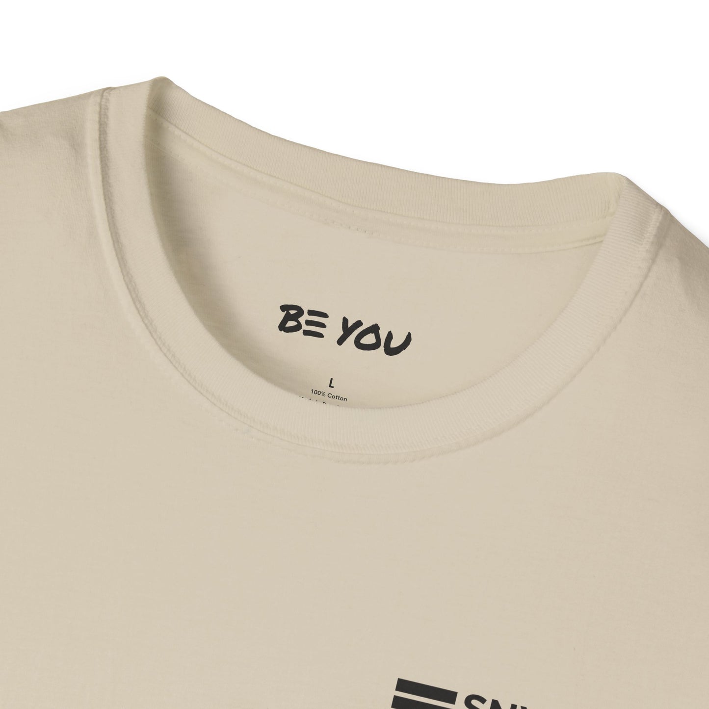 Chest Logo Work Shirt - Info Back - Unisex Softstyle Shirt