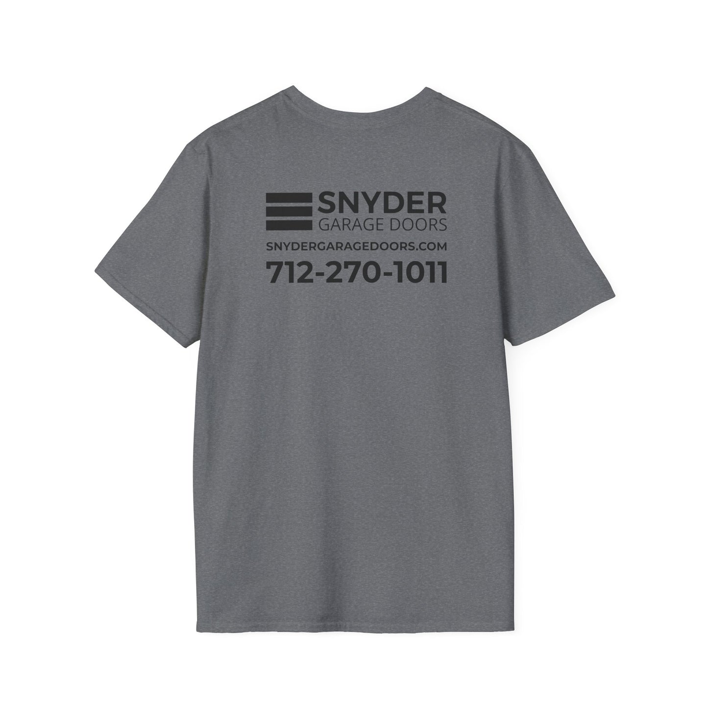 BE YOU Chest Logo - Info Back - Unisex Softstyle Shirt