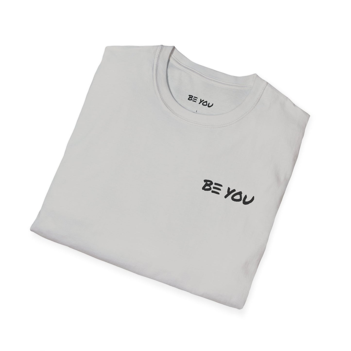 BE YOU Chest Logo - Info Back - Unisex Softstyle Shirt