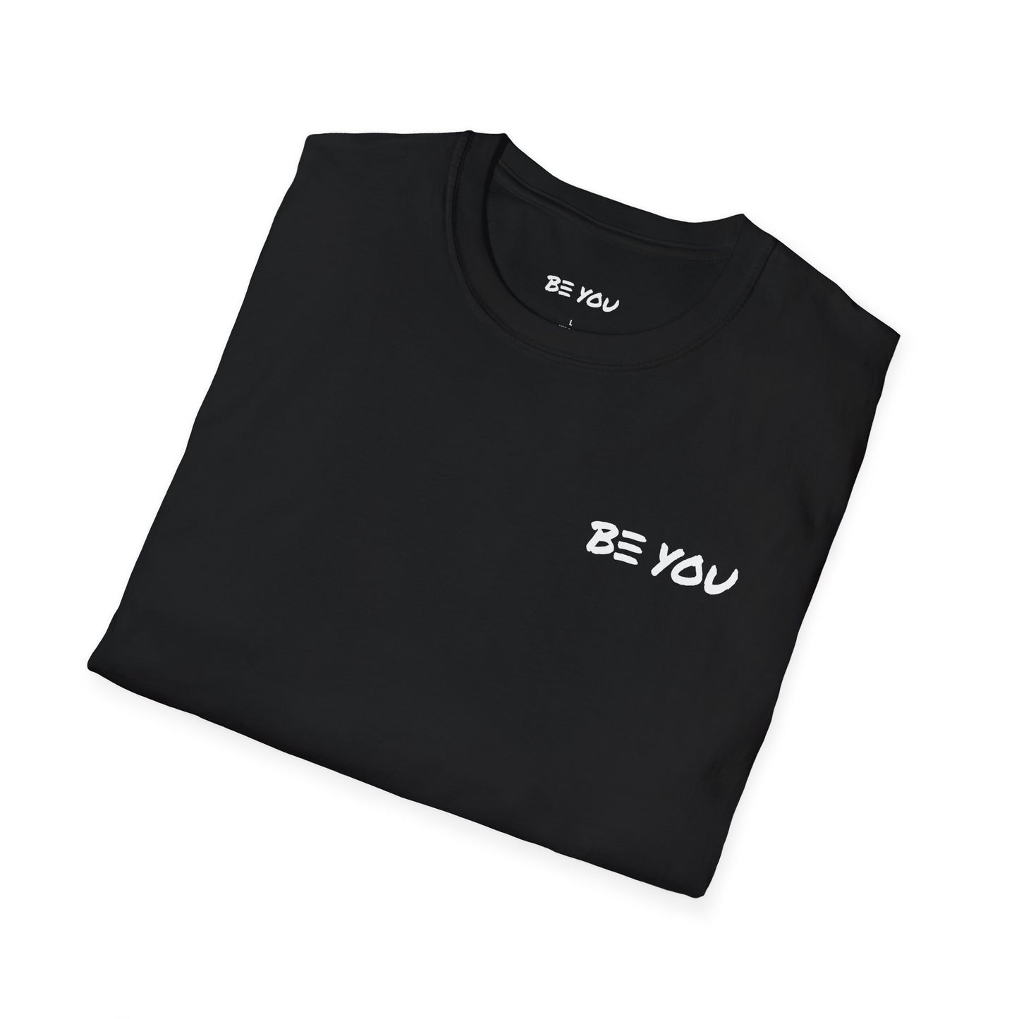 BE YOU Chest Logo - Info Back - Unisex Softstyle Shirt