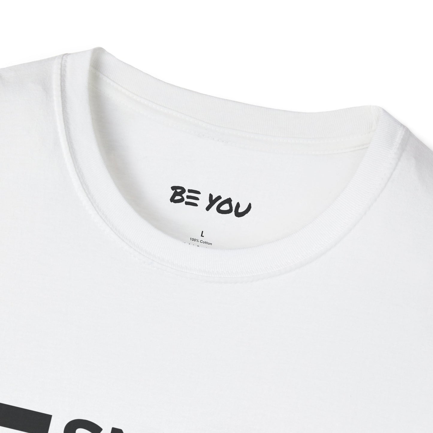 B/W Logo - SGD/3-Bars/BE YOU - Unisex Softstyle T-Shirt